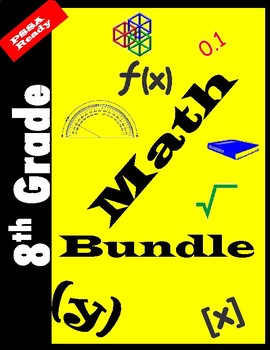 Preview of 8th Grade Math Bundle-PSSA Testing Ready