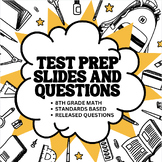 8th Grade Math Common Core Released Questions Slides
