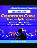 8th Grade Math Common Core Warm-Up Program