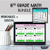 8th Grade Math Mini Digital Bundle