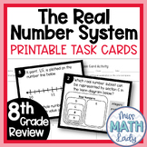 8th Grade Math End Of Year Review - Number System Printabl