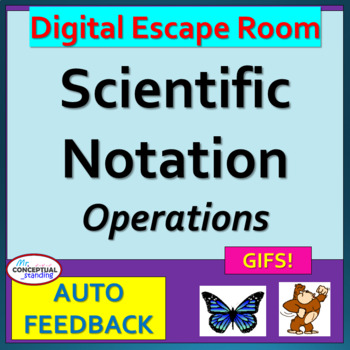 Preview of 8th Grade Math Escape Room Review Activity BUNDLE | DIGITAL | Common Core