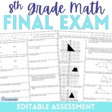 8th Grade Math Final Exam