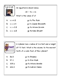 8th Grade Math Final Review Scavenger Hunt - NEW!