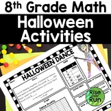 8th Grade Math Halloween Activities for Linear Graphs, Slo