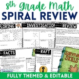 8th Grade Math Jungle Spiral Review