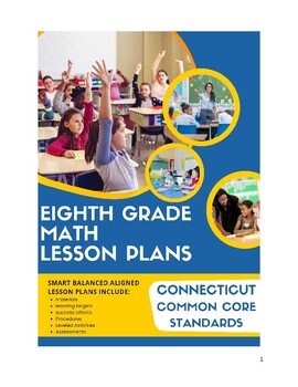 Preview of 8th Grade Math Lesson Plans - Connecticut Common Core