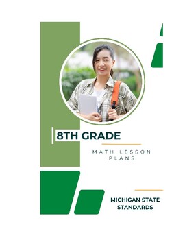 Preview of 8th Grade Math Lesson Plans - Michigan Standards
