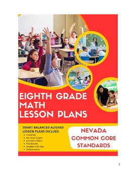Preview of 8th Grade Math Lesson Plans - Nevada Common Core