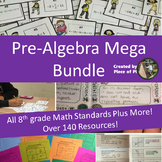 8th Grade Math Pre Algebra Mega Bundle