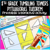 8th Grade Math Pythagorean Theorem Tumbling Towers Activit