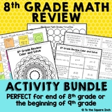 8th Grade Math Review Activities
