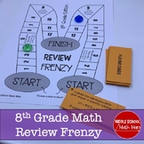 8th Grade Math Review Game | End of Year Review Activity