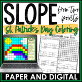 8th Grade Math St. Patrick's Day Activity Determining Slop