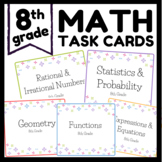 8th Grade Math Task Cards | EOG Review Bundle