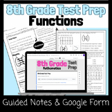 8th Grade Math Test Prep/ Review/ACAP -Functions