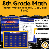 8th Grade Math Transformations (Test Review Game +STAAR Al