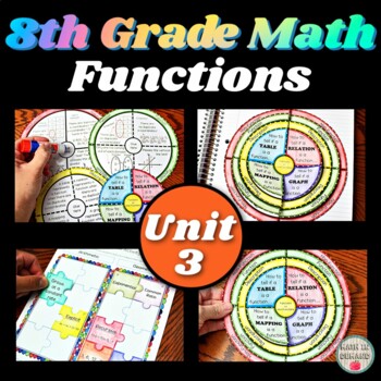 Preview of 8th Grade Math Unit 3 Functions Curriculum