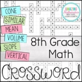 8th Grade Math Vocabulary Crossword