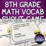 8th Grade Math Vocabulary Shout Game