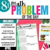 8th Grade Math Word Problem of the Day | April Math Proble