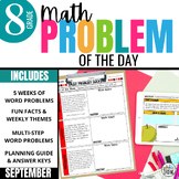 8th Grade Problem of the Day: Daily Math Word Problems for