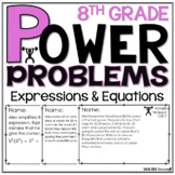 8th Grade Math Word Problems Equations and Expressions Mat