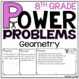 8th Grade Math Word Problems Geometry Math Review Test Prep