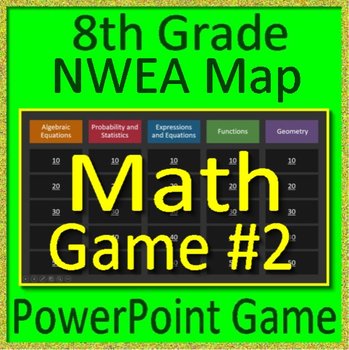 Preview of 8th Grade NWEA MAP Math Test Prep Game #2 - RIT 231 - 250+