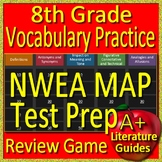 8th Grade NWEA MAP Reading Test Prep Vocabulary Practice Review Game