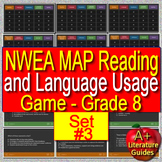 8th Grade NWEA MAP Test Prep Reading and Language Usage Skills Game #3