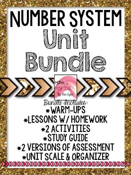 Preview of 8th Grade Number System Mega-Bundle w/Activities Go Math