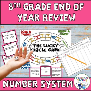 Preview of 8th Grade Number System Task Card/Game Review and Assessment