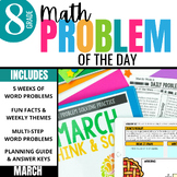 8th Grade Problem of the Day: Daily Math Word Problem Prac