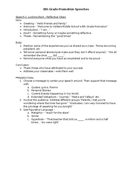 Speech Outline Worksheets Teachers Pay Teachers