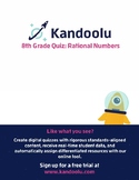8th Grade Quiz: Rational Numbers