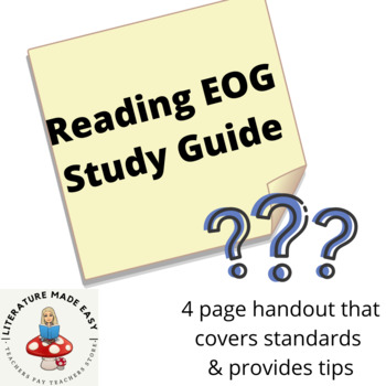 Preview of Reading EOG Study Guide