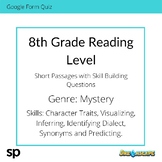 8th Grade Reading Level: Short Passages with Skill Buildin