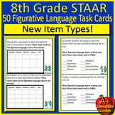 8th Grade STAAR New Item Types Figurative Language Task Ca