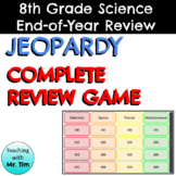 8th Grade Science End-of-Year Jeopardy Review Game