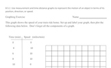 8th Grade Science Graphing Exercise Worksheet