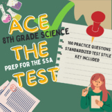 8th Grade Science SSA Standardized Test Prep 100 Practice 
