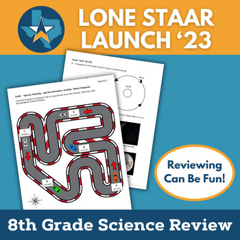 Preview of 8th Grade Science STAAR Review - Lone STAAR Launch - Streamlined MS TEKS Bundle