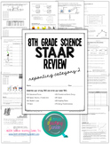 8th Grade Science STAAR Test Prep Review-Reporting Cat.2 (