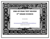 8th Grade Science Standardized Test Review STAAR or Other