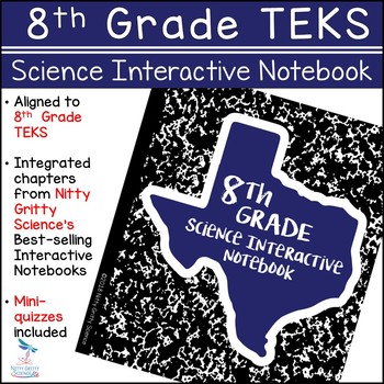 Preview of 8th Grade Science TEKS - Science Interactive Notebook