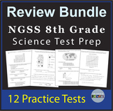 8th Grade Science Test Prep NGSS Independent Work and Prac