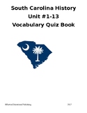 8th Grade South Carolina Social Studies Vocabulary Quiz Book