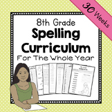 8th Grade Spelling Curriculum | Eighth Grade Year-Long Spe