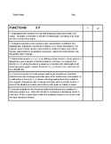 8th Grade Standard Data Sheet - 8.F
